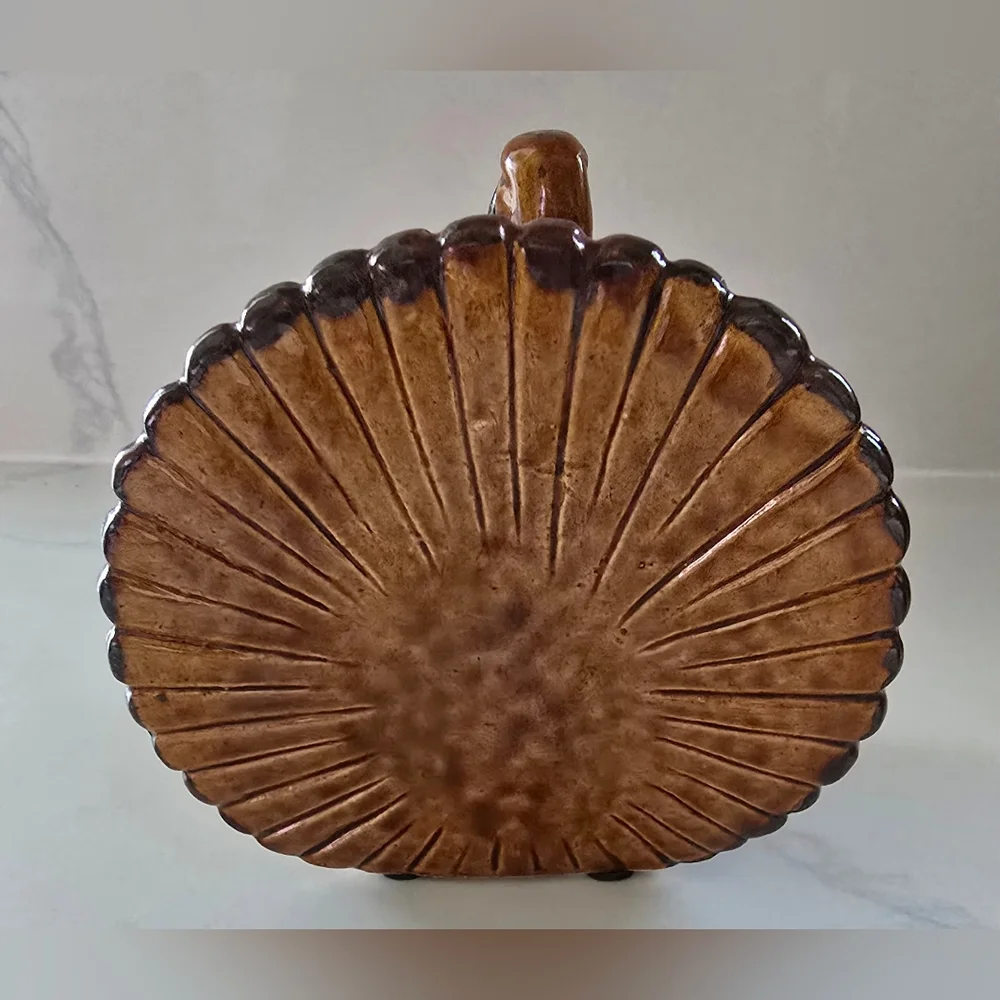 Rare Vintage Ceramic Turkey Candlestick Holders 5 In Set Of Two‎